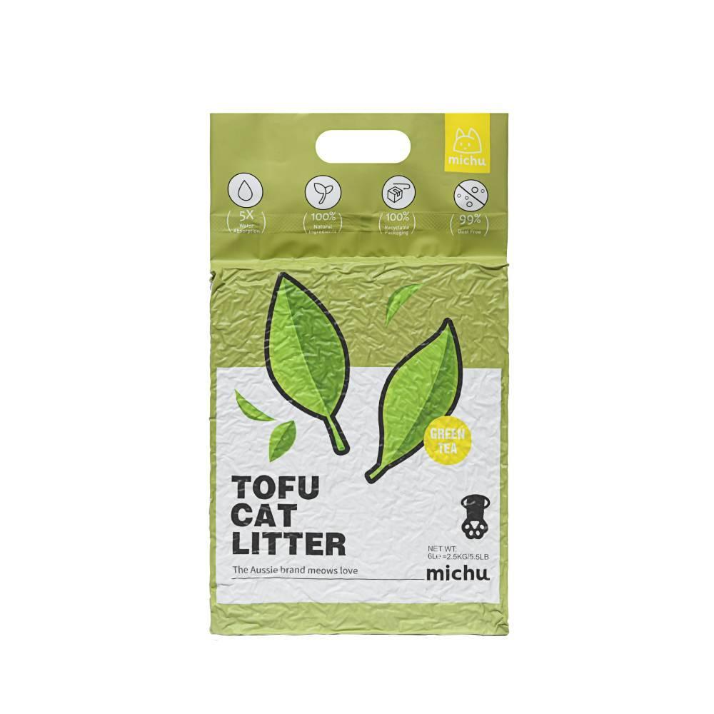 Michu Natural Clumping Tofu Cat Litter 2.5kg/6L - MichuPet
