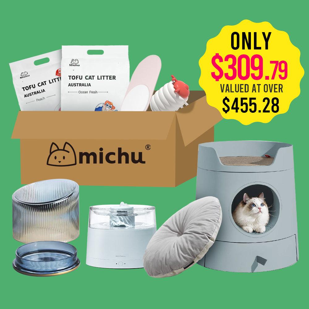 Michu New Cat Welcome Home Bundle - Upgraded Version - MichuPet